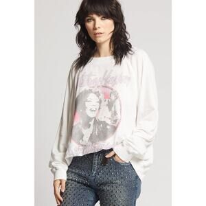 Recycled Karma Whitney Houston I'm Your Baby Tonight Sweatshirt Sz Medium